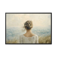 Thumbnail for Where the Sky Meets Her Canvas Wall Art with Frame