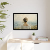 Thumbnail for Where the Sky Meets Her Canvas Wall Art with Frame