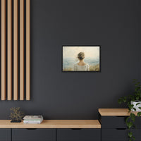 Thumbnail for Where the Sky Meets Her Canvas Wall Art with Frame