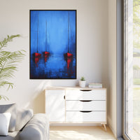Thumbnail for Nocturne at Sea Matte Canvas Wall Art with Frame