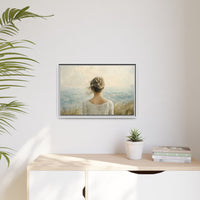 Thumbnail for Where the Sky Meets Her Canvas Wall Art with Frame