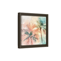 Thumbnail for Palm Glow Canvas Wall Art with Frame