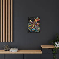 Thumbnail for Midnight Depths Octopus Canvas Wall Art with Frame