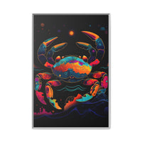 Thumbnail for Neon Tide Crab Canvas Wall Art with Frame