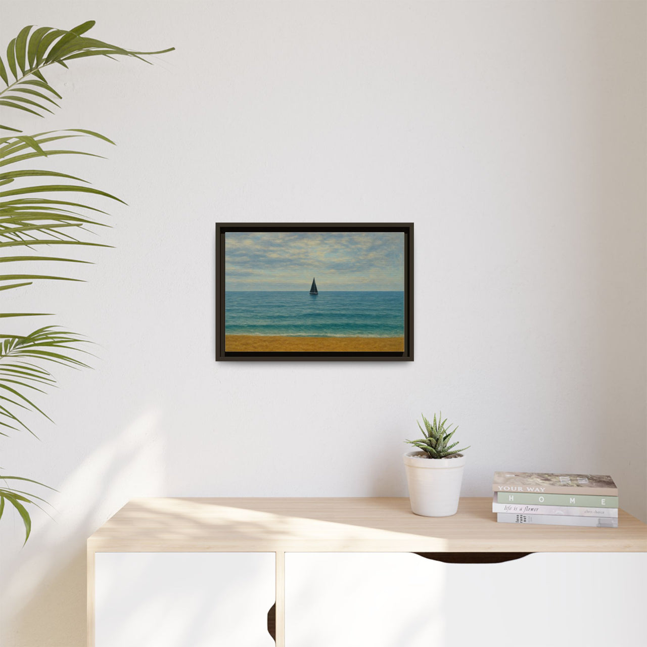 Still Waters Canvas Wall Art with Frame