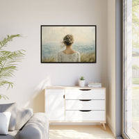 Thumbnail for Where the Sky Meets Her Canvas Wall Art with Frame