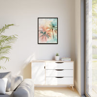 Thumbnail for Palm Glow Canvas Wall Art with Frame