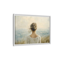 Thumbnail for Where the Sky Meets Her Canvas Wall Art with Frame