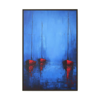 Thumbnail for Nocturne at Sea Matte Canvas Wall Art with Frame