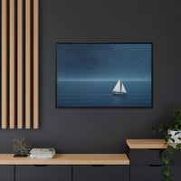 Thumbnail for Sail Into Stillness Canvas Wall Art with Frame