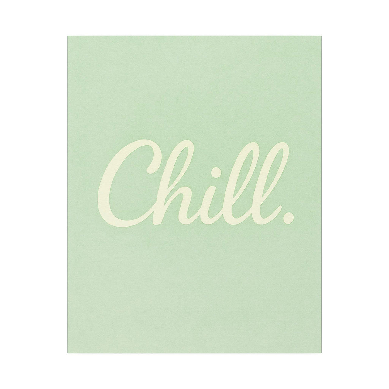 Chill Canvas Wall Art