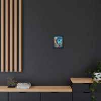 Thumbnail for Ocean Bloom Dolphin Canvas Wall Art with Frame