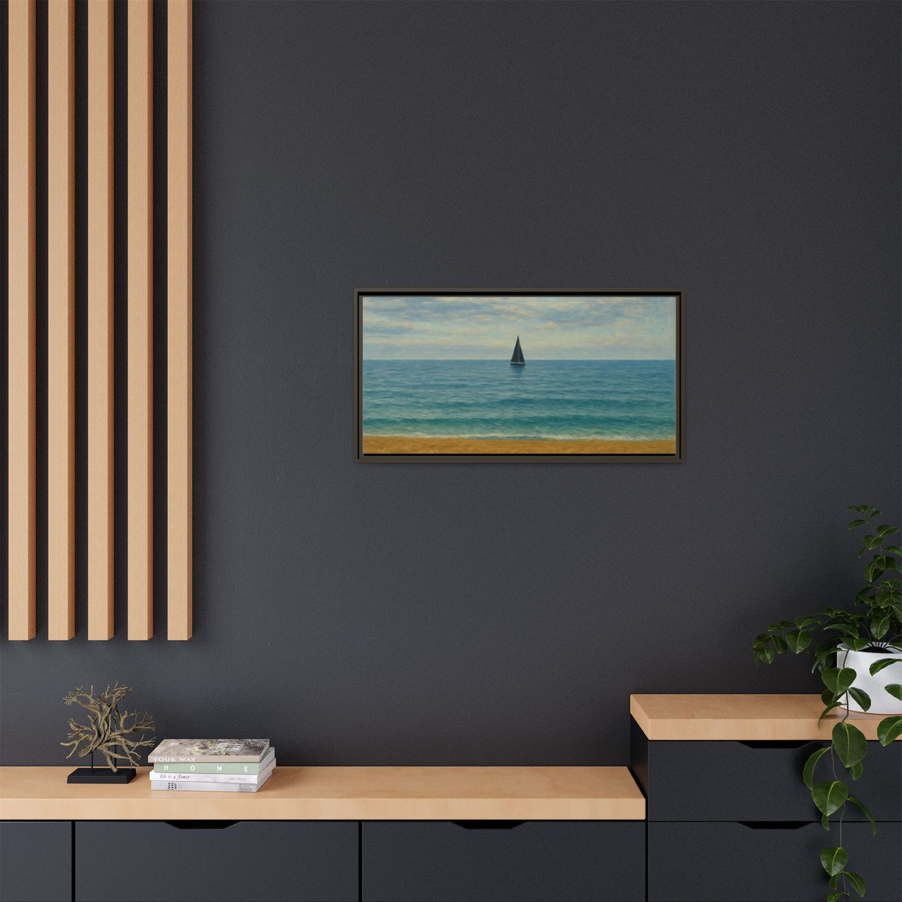 Still Waters Canvas Wall Art with Frame