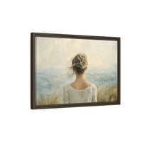 Thumbnail for Where the Sky Meets Her Canvas Wall Art with Frame