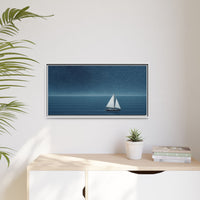 Thumbnail for Sail Into Stillness Canvas Wall Art with Frame