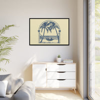 Thumbnail for Palm Retreat Hammock Canvas Wall Art with Frame