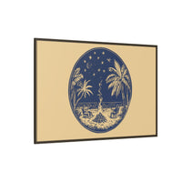 Thumbnail for Beachfire Nights Canvas Wall Art with Frame