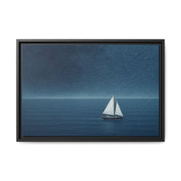 Thumbnail for Sail Into Stillness Canvas Wall Art with Frame