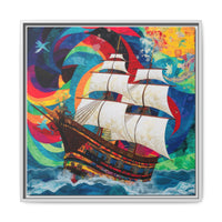 Thumbnail for Sails of Change Canvas Wall Art with Frame
