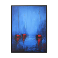 Thumbnail for Nocturne at Sea Matte Canvas Wall Art with Frame