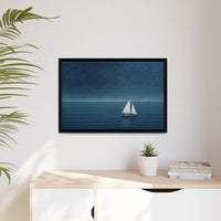 Thumbnail for Sail Into Stillness Canvas Wall Art with Frame