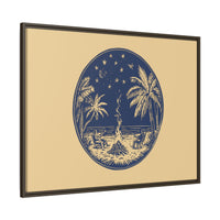 Thumbnail for Beachfire Nights Canvas Wall Art with Frame