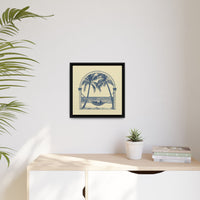 Thumbnail for Palm Retreat Hammock Canvas Wall Art with Frame