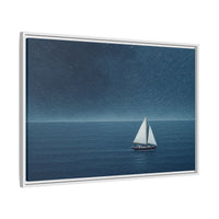 Thumbnail for Sail Into Stillness Canvas Wall Art with Frame