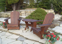 Thumbnail for adirondack chairs with side table outdoors
