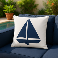 Thumbnail for Sail Away Outdoor Throw Pillow