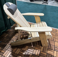 Thumbnail for Wooden Royal Elevated Reclining Adirondack Chair (Large)