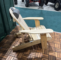 Thumbnail for Wooden Royal Elevated Reclining Adirondack Chair (Large)