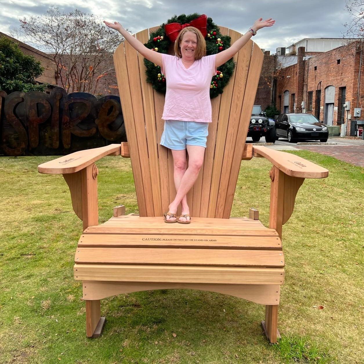 The Original Giant | Handcrafted 5’, 7’ or 8’ Giant Adirondack Chair with Custom Color Options
