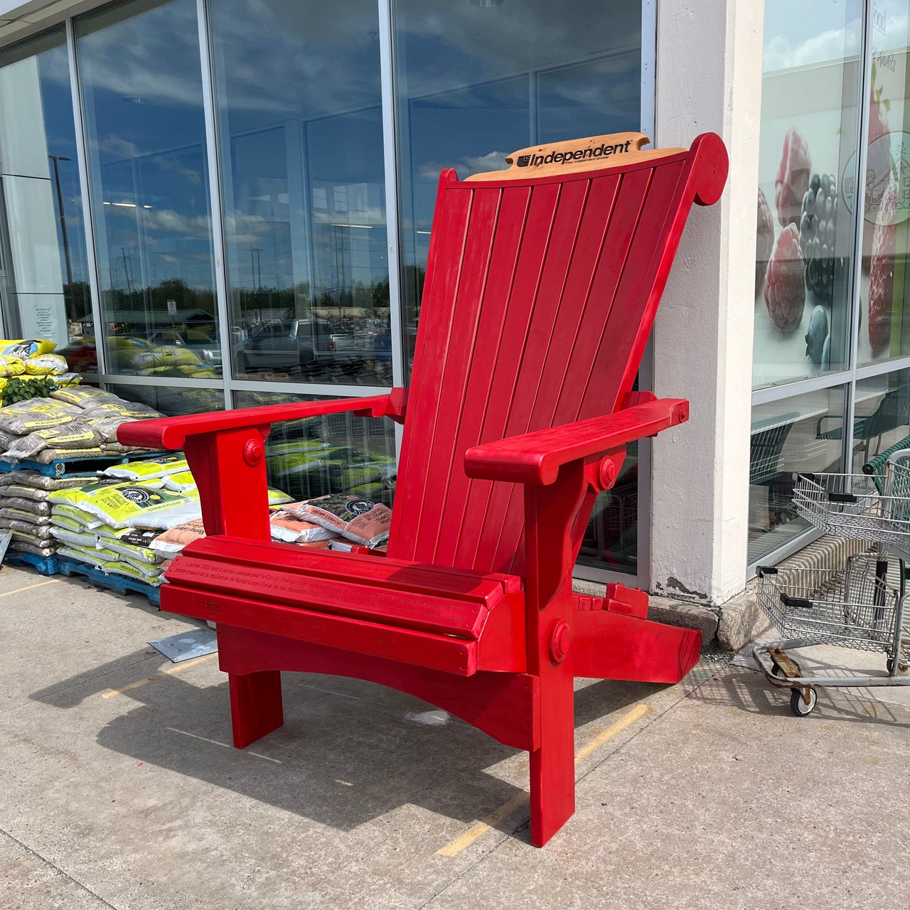 The Signature Build | Fully Custom 8-Foot Giant Adirondack Chair with Personalized Logo, Back Shape, & Color Options