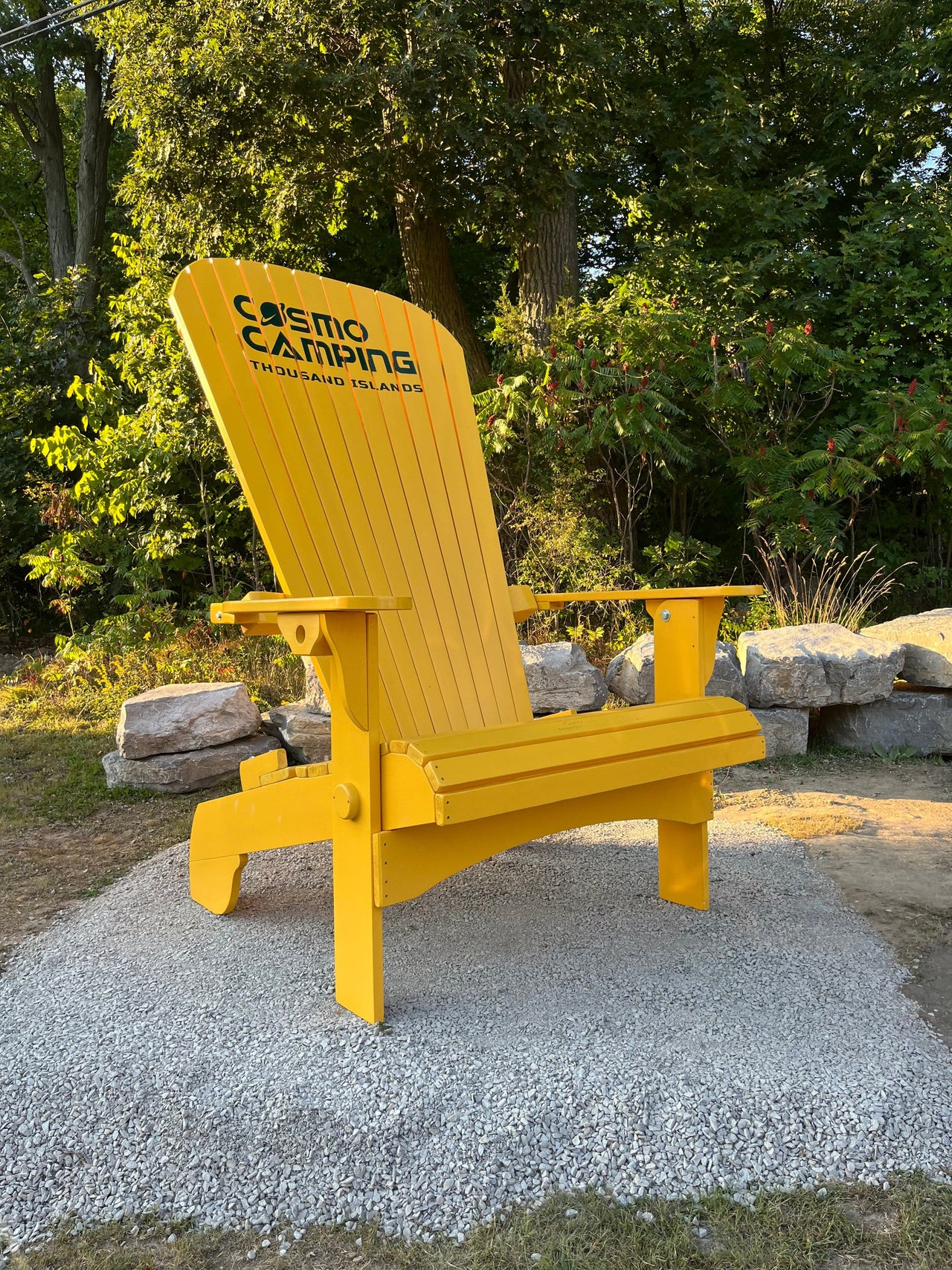 The PolyThrone | Traditional Giant Poly-Luxe Recycled Plastic Adirondack Chair