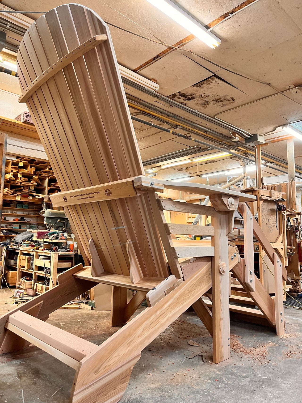 The Titan | 10-Foot Giant Adirondack Chair | Largest Oversized Statement Chair with Custom Options