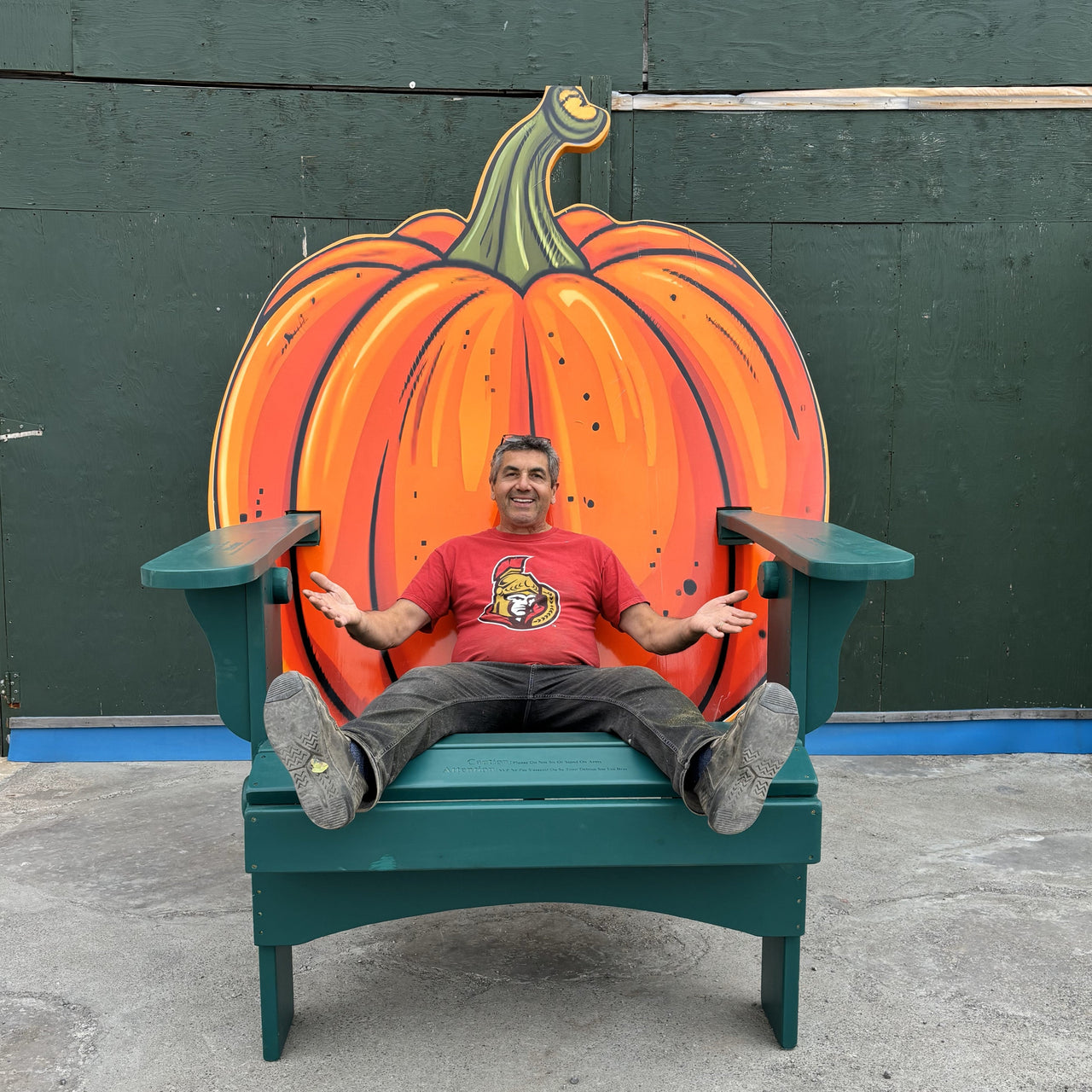 The Signature Build | Fully Custom 8-Foot Giant Adirondack Chair with Personalized Logo, Back Shape, & Color Options