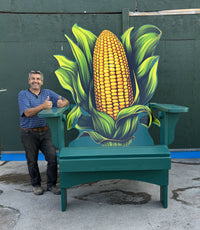 Thumbnail for The Signature Build | Fully Custom 8-Foot Giant Adirondack Chair with Personalized Logo, Back Shape, & Color Options