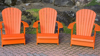 Thumbnail for Poly-Luxe Recycled Plastic Folding Royal Adirondack Chair (Large)