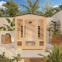 Thumbnail for Caldera Outdoor Infrared Sauna – 4 Person