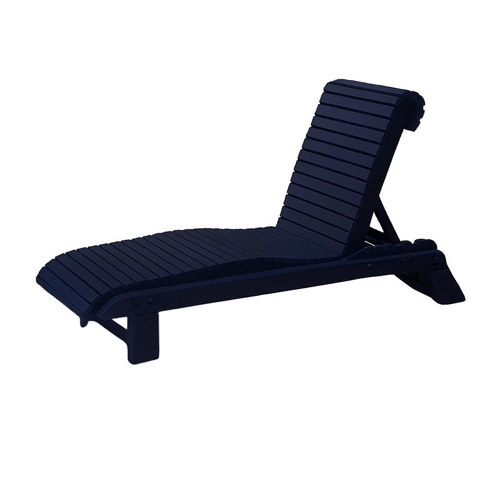 Riviera Classic Lounger™ Premium Poly-Luxe Recycled Plastic Chaise Lounge