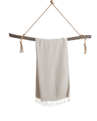 Thumbnail for ELA Hammam Beach Towel, Spa Sauna Towel - Beige-3