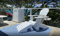 Thumbnail for Poly-Luxe Recycled Plastic Folding Royal Adirondack Chair (Large)