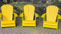 Thumbnail for Poly-Luxe Recycled Plastic Folding Royal Adirondack Chair (Large)