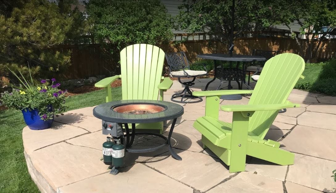 Poly-Luxe Recycled Plastic Folding Royal Adirondack Chair (Large)