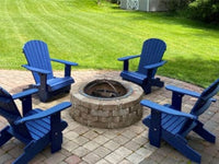 Thumbnail for Poly-Luxe Recycled Plastic Folding Royal Adirondack Chair (Large)
